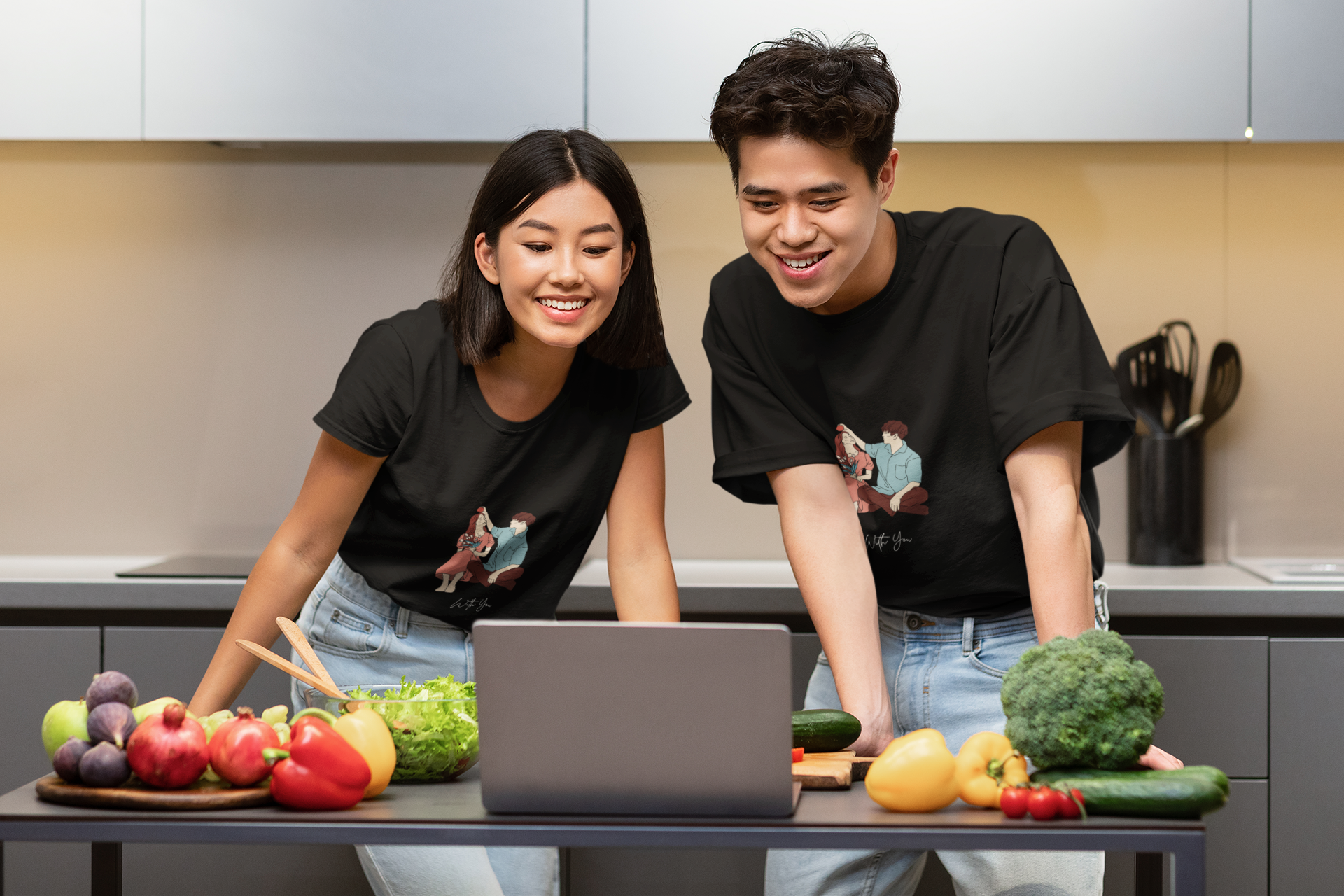 Couple shirt 2 (black)